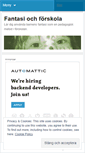 Mobile Screenshot of fantasiformedlingen.wordpress.com