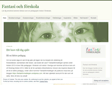 Tablet Screenshot of fantasiformedlingen.wordpress.com