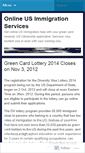 Mobile Screenshot of onlineusimmigrationservices.wordpress.com