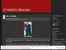 Tablet Screenshot of histrionliterario.wordpress.com