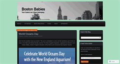 Desktop Screenshot of bostonbabies.wordpress.com