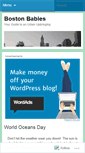 Mobile Screenshot of bostonbabies.wordpress.com