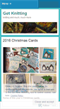 Mobile Screenshot of getknitting.wordpress.com