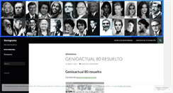 Desktop Screenshot of geniogramas.wordpress.com