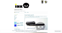 Desktop Screenshot of inkbread.wordpress.com