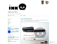 Tablet Screenshot of inkbread.wordpress.com