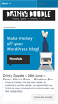 Mobile Screenshot of drinkydoodle.wordpress.com