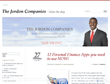 Tablet Screenshot of jordoncompanies.wordpress.com