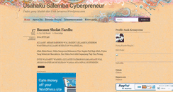 Desktop Screenshot of cyberpreneurshipholic.wordpress.com