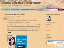 Tablet Screenshot of cyberpreneurshipholic.wordpress.com