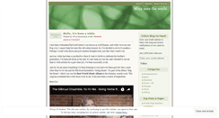 Desktop Screenshot of minaseestheworld.wordpress.com