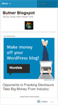 Mobile Screenshot of butnerblogspot.wordpress.com