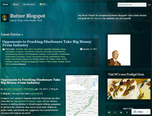 Tablet Screenshot of butnerblogspot.wordpress.com