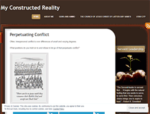 Tablet Screenshot of myconstructedreality.wordpress.com