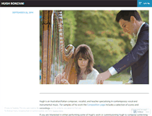 Tablet Screenshot of hughronzani.wordpress.com
