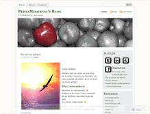 Tablet Screenshot of pedyamilicevic.wordpress.com