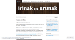 Desktop Screenshot of irinaketaurunak.wordpress.com