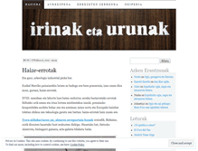 Tablet Screenshot of irinaketaurunak.wordpress.com