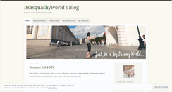 Desktop Screenshot of itsasquashyworld.wordpress.com