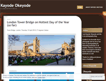 Tablet Screenshot of kayodeok.wordpress.com