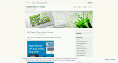 Desktop Screenshot of greenjuiceteam.wordpress.com