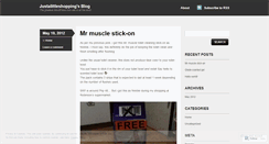 Desktop Screenshot of justalittleshopping.wordpress.com
