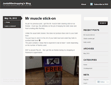 Tablet Screenshot of justalittleshopping.wordpress.com