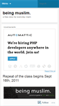 Mobile Screenshot of beingmuslimclass.wordpress.com