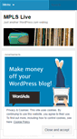 Mobile Screenshot of mplslive.wordpress.com