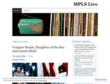 Tablet Screenshot of mplslive.wordpress.com