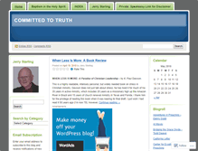 Tablet Screenshot of committedtotruth.wordpress.com