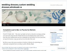 Tablet Screenshot of myweddingdressbiz.wordpress.com