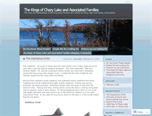 Tablet Screenshot of chazylakekings.wordpress.com