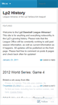 Mobile Screenshot of lp2history.wordpress.com