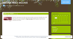 Desktop Screenshot of mulherparamulher.wordpress.com