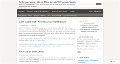 Desktop Screenshot of bimbinganislami.wordpress.com