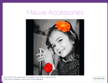 Tablet Screenshot of mauveaccessories.wordpress.com