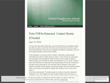 Tablet Screenshot of hereticalarchivy.wordpress.com