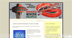 Desktop Screenshot of horrificmiscueseattle.wordpress.com