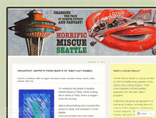 Tablet Screenshot of horrificmiscueseattle.wordpress.com