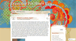 Desktop Screenshot of decoratorforhire.wordpress.com