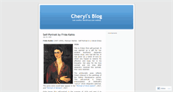 Desktop Screenshot of cherylblog.wordpress.com