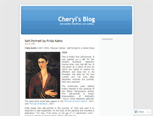 Tablet Screenshot of cherylblog.wordpress.com