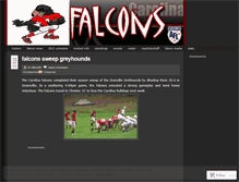 Tablet Screenshot of carolinafalcons.wordpress.com