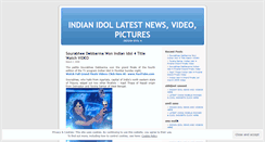 Desktop Screenshot of indianidol5.wordpress.com