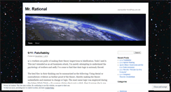 Desktop Screenshot of mrrational88.wordpress.com