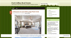 Desktop Screenshot of fortcollinshomes.wordpress.com