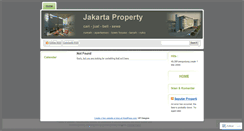 Desktop Screenshot of jakartaproperty.wordpress.com