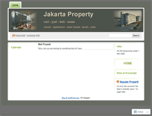 Tablet Screenshot of jakartaproperty.wordpress.com