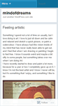 Mobile Screenshot of mindofdreams.wordpress.com